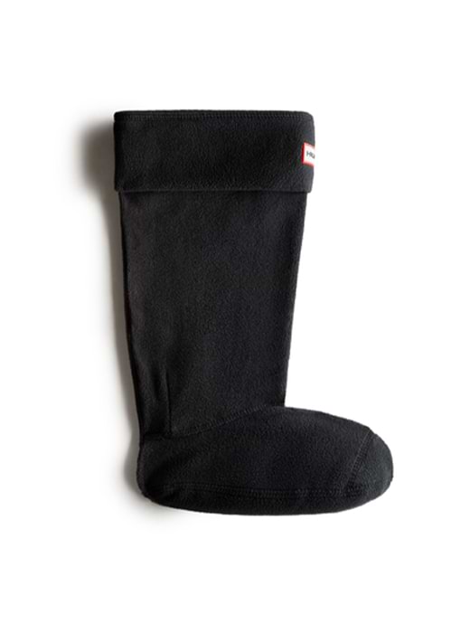 Hunter Unisex Fleece Tall Boot Sock Black 