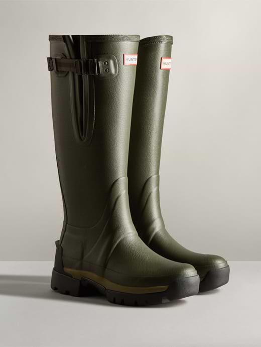 Hunter boots black best sale grape