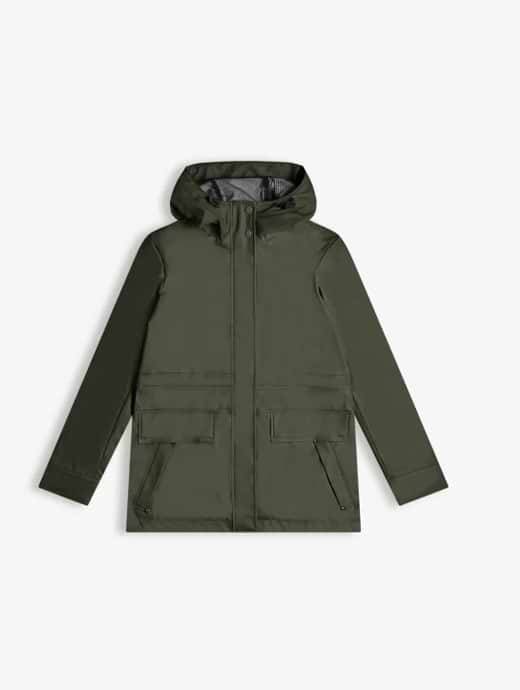 Olive sales raincoat womens
