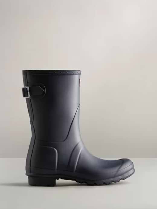 Short matte on sale rain boots