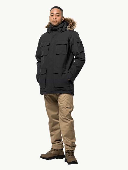 Jack wolfskin men's glacier canyon clearance parka