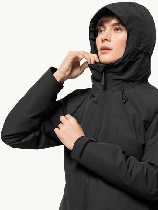 Jack Wolfskin Women s Heidelstein Waterproof Winter Jacket Black
