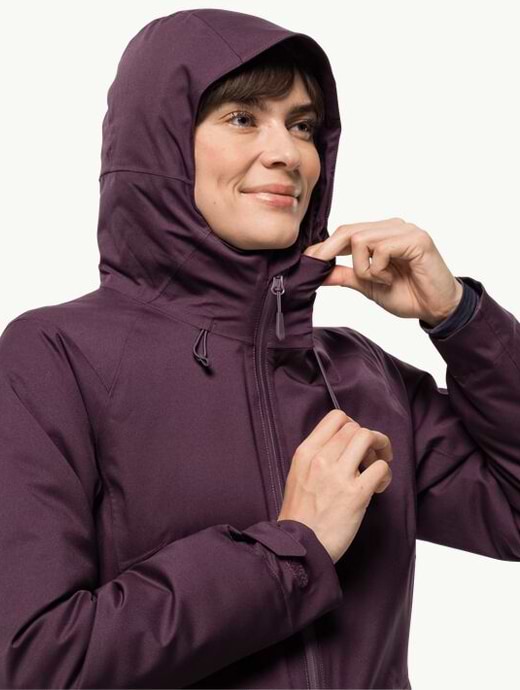 Jack wolfskin purple jacket hotsell