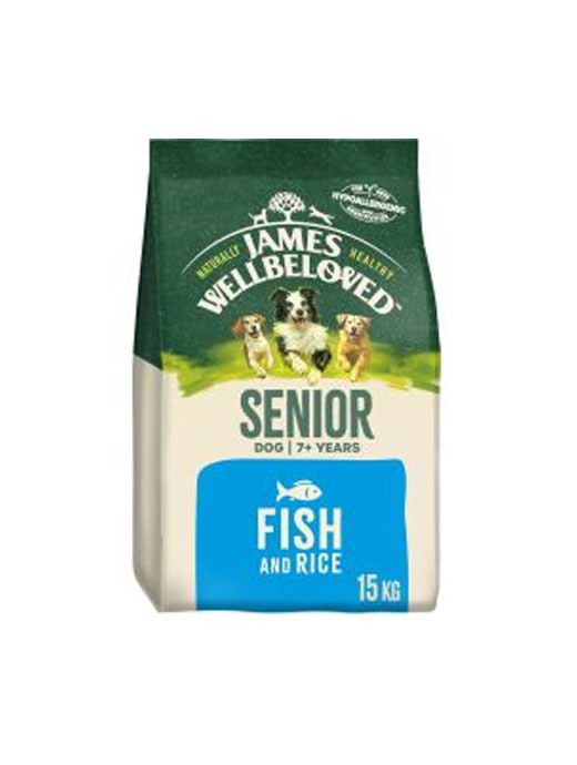 James Wellbeloved Senior Light Hundefutter Ocean White Fish & Rice 2 Kg – Leicht Verdaulich Für ältere Hunde