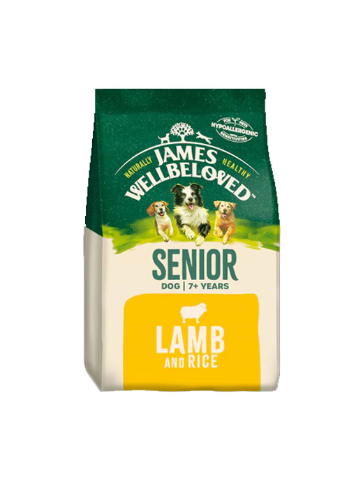 James Wellbeloved Senior Lamb Rice 15KG