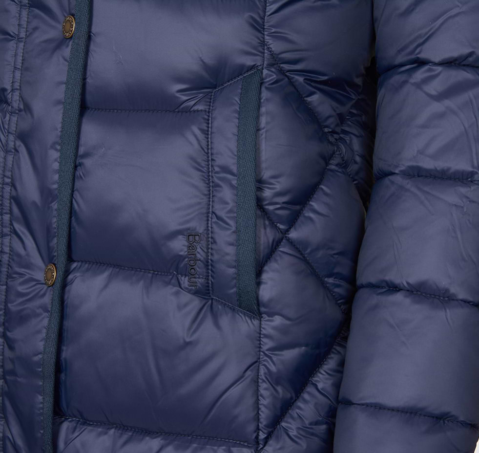 Barbour leven quilted jacket navy sales