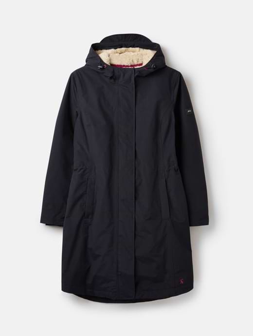 Joules Women s Charlton Waterproof Parka Marine Navy