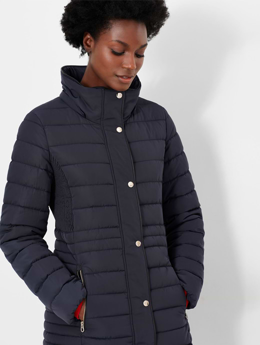 Joules sefton clearance coat navy