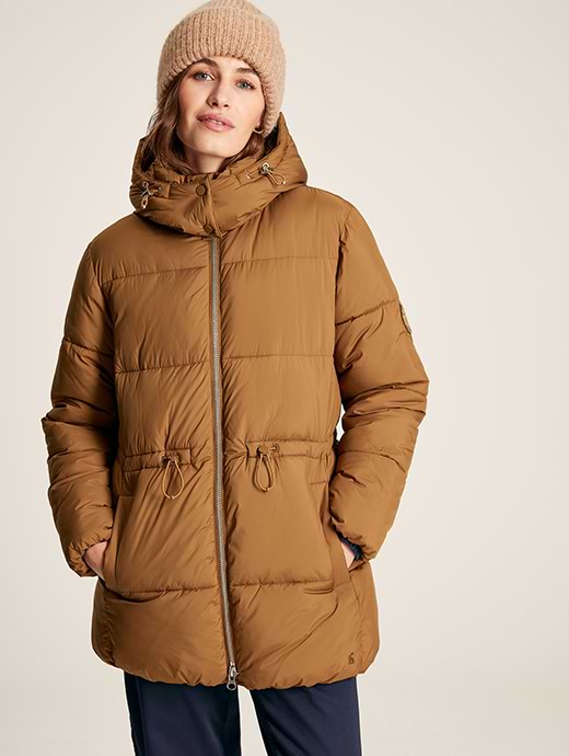 Joules beaumont padded coat sale