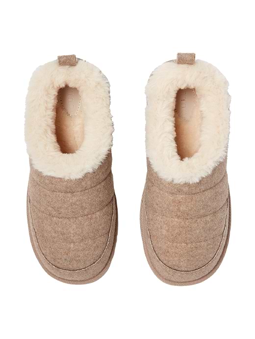 Joules Women s Lazydays Oatmeal Faux Fur Lined Slippers