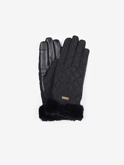 Barbour gloves cheap womens white