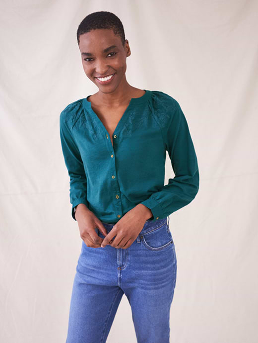 White stuff hot sale embroidered jeans