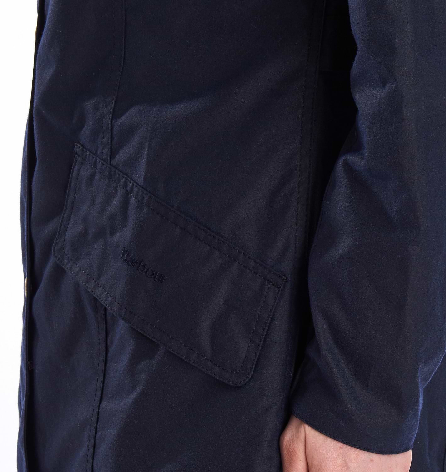 Barbour Throckley Waxed Jacket Royal Navy Classic Griggs