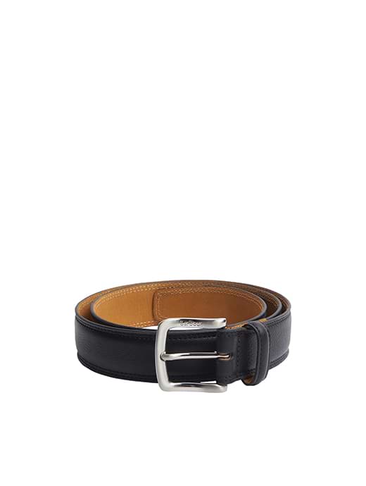 Barbour Men's Moray Leather Belt Black 