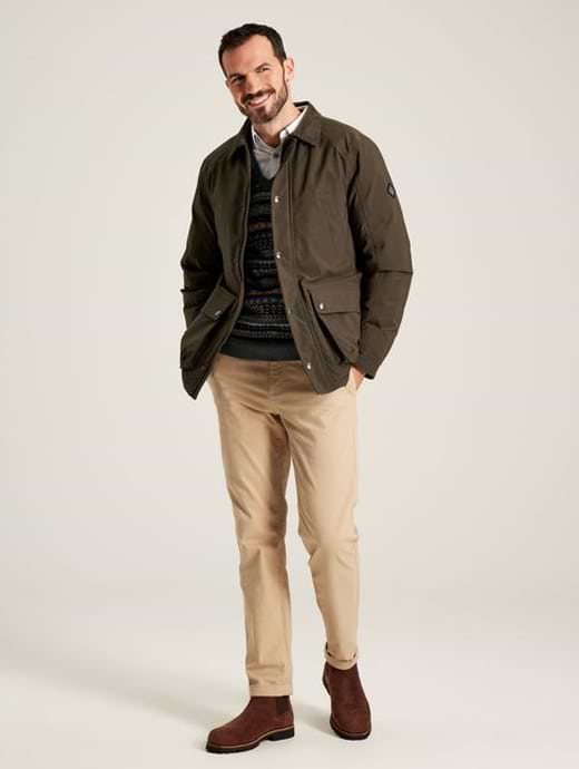 Joules Men s Arbury Multipocket Waterproof Jacket Brown