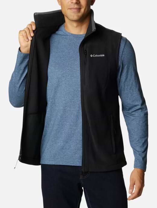 Columbia black on sale fleece vest