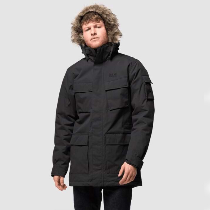 Glacier canyon hotsell parka black