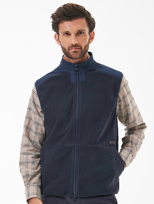Barbour Men s Country Fleece Gilet Navy