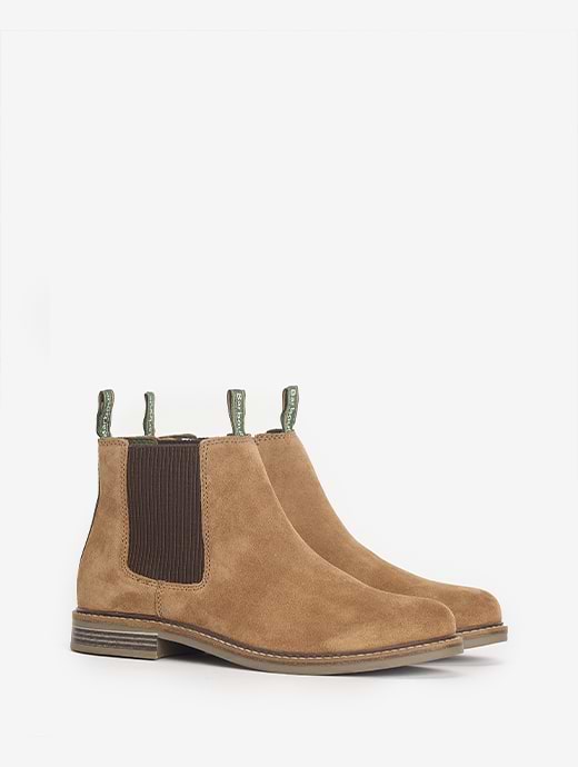 Barbour Men's Farsley Boot Fawn Suede 