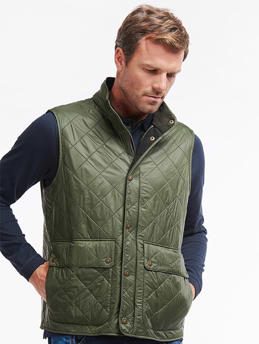 Barbour mens vest sales