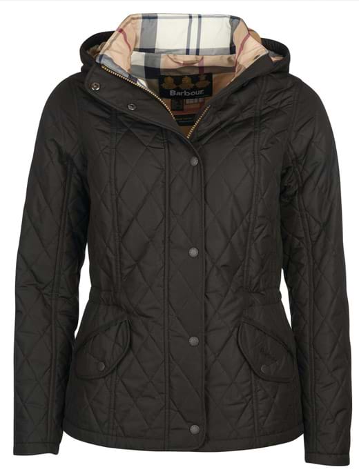 Barbour millfire deals quilted jacket