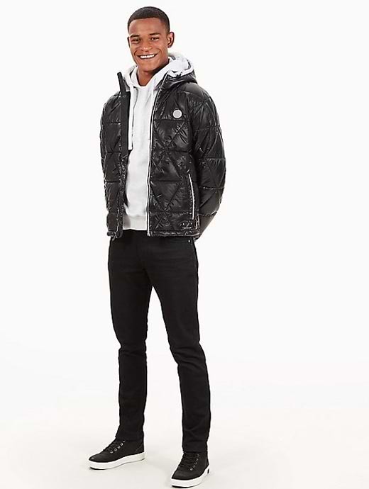 Timberland Men s Mount Garfield Midweight Insulated Hooded Jacket Black