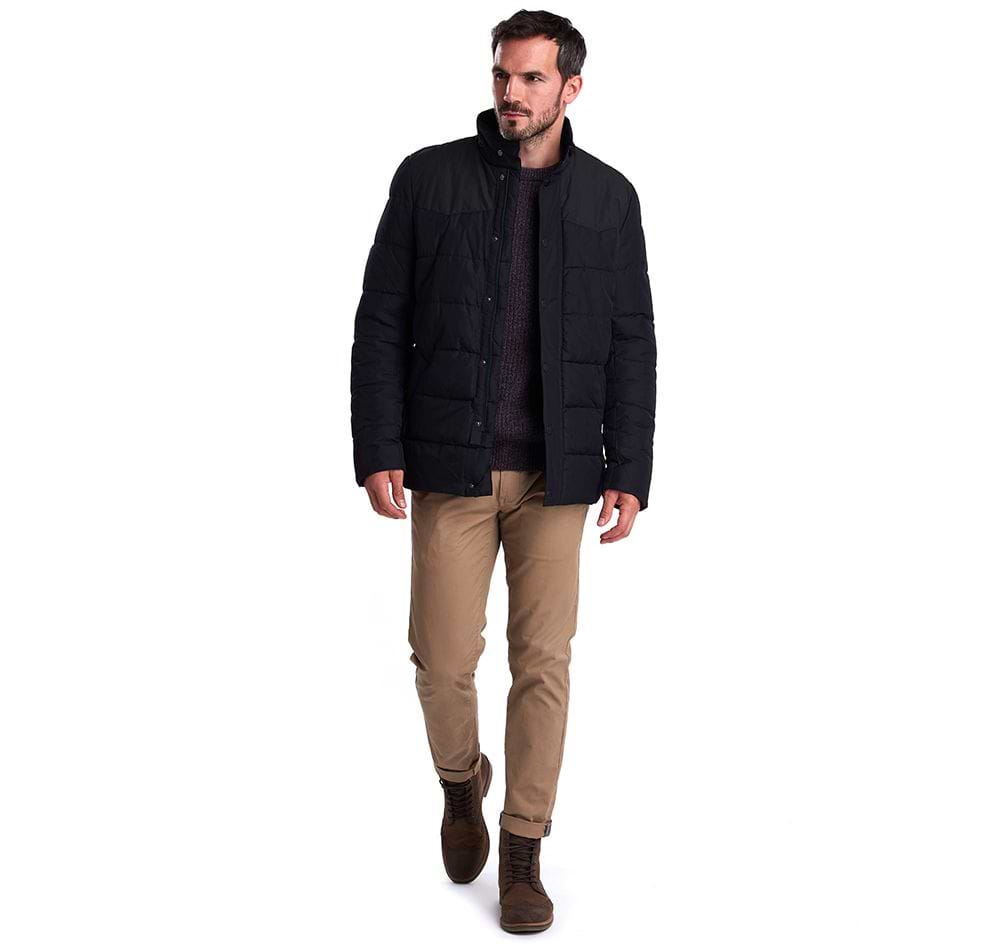Barbour Stevenson Quilted Jacket Navy Griggs
