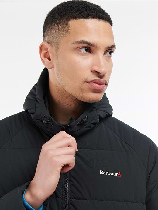 Barbour busa baffle outlet quilted jacket