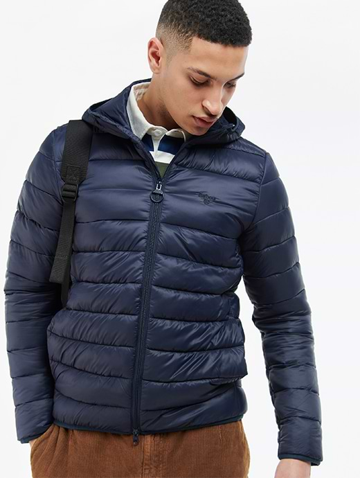 Barbour baffle jacket deals mens