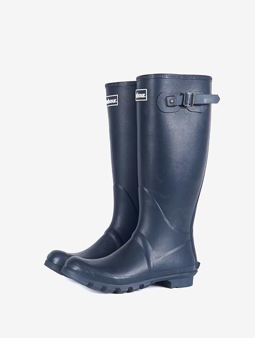 Barbour mens bede discount wellington boots black