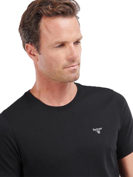 Barbour black t shirt best sale