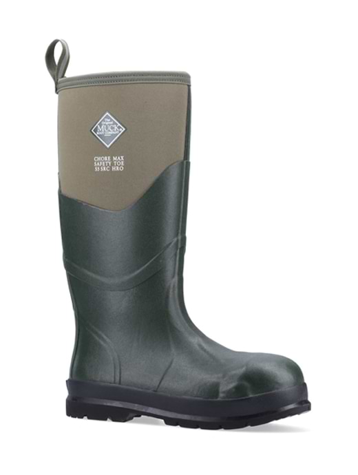  Muck Boots Unisex Chore Max S5 Safety Wellies Moss DFS