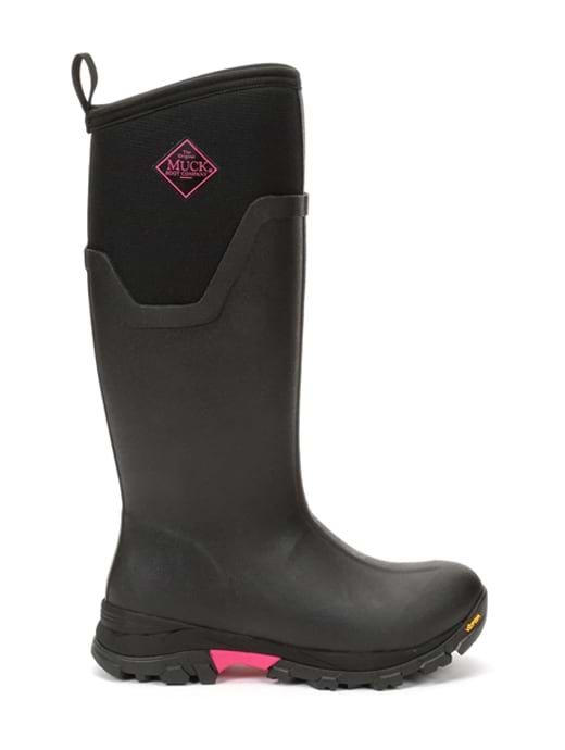 Muck Boots Women's Arctic Ice Tall Wellies Black/Hot Pink