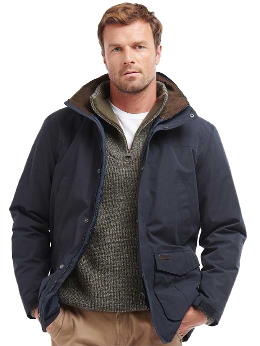 Barbour woodfold waterproof jacket sales