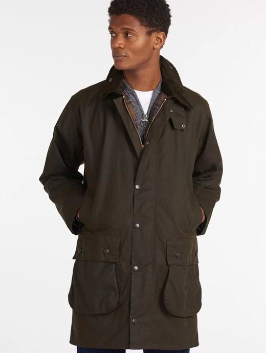 Barbour Classic Northumbria Wax Jacket Olive