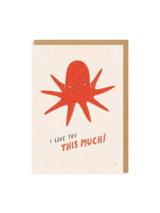 Ohh Deer I Love You This Much Greeting Card