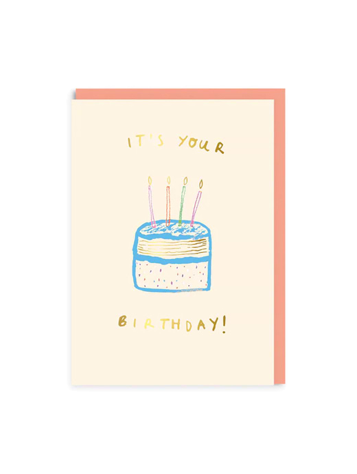 Ohh Deer It's Your Birthday Cake Greeting Card