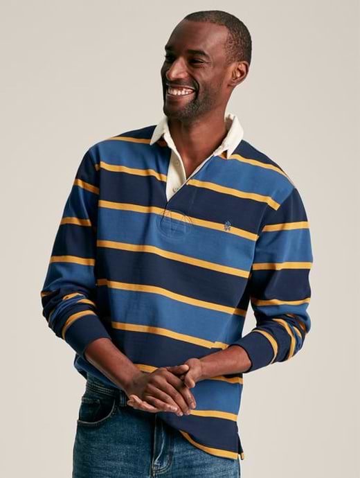 green shirt with yellow stripe
