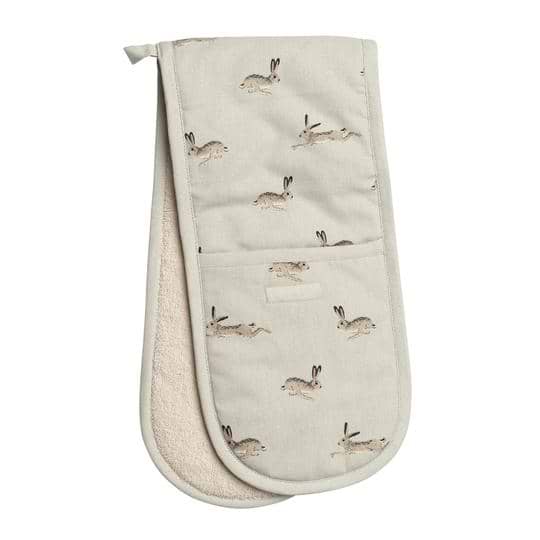 Sophie Allport Hare Double Oven Gloves