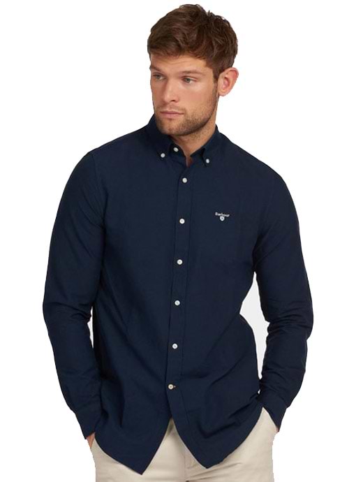 Barbour Men's Oxford 3 Tailored Fit Shirt Navy