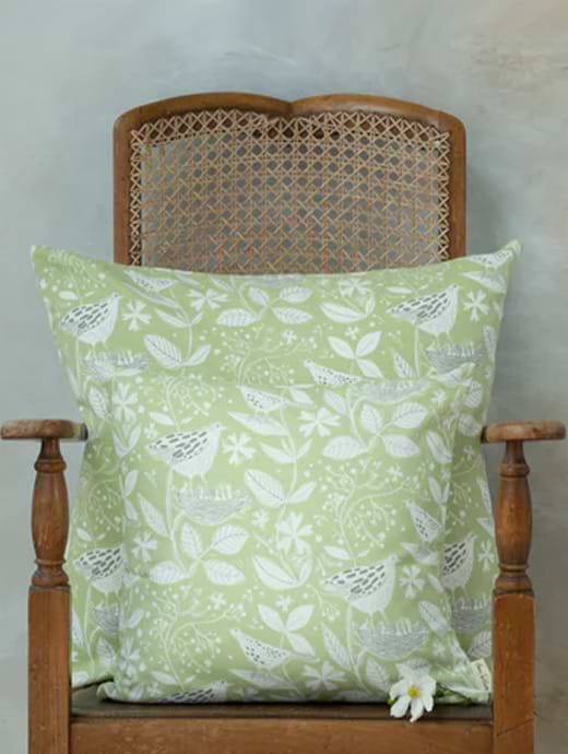 Sam Wilson Hedgerow Square Linen Cushion