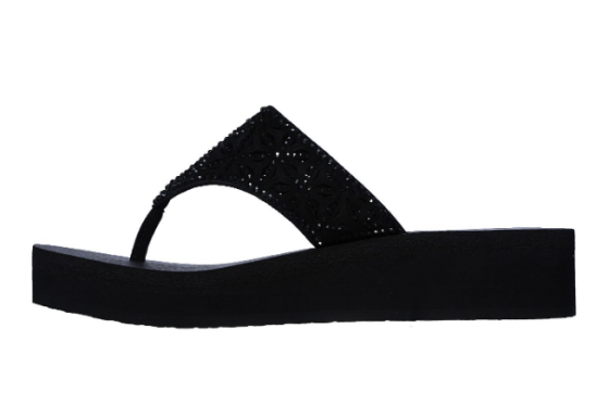 Skechers Cali Vinyasa Glass Star Sandal Black | Griggs