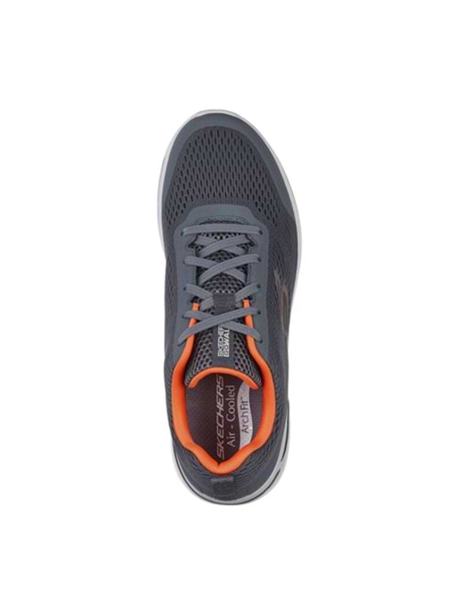 Skechers go walk mens orange top