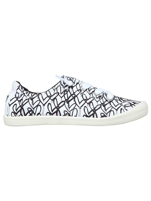 Skechers Women s Bobs Beach Bingo White Black