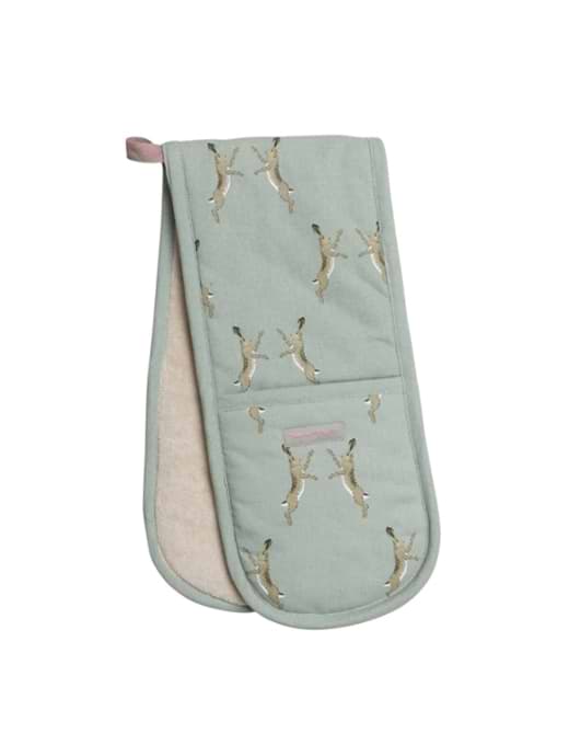 Sophie Allport Boxing Hares Double Oven Glove