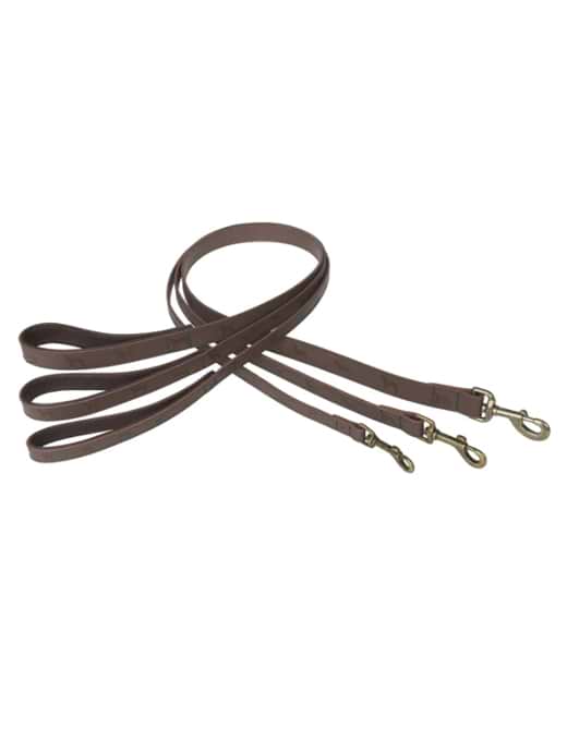 Sophie Allport Woof Leather Dog Lead