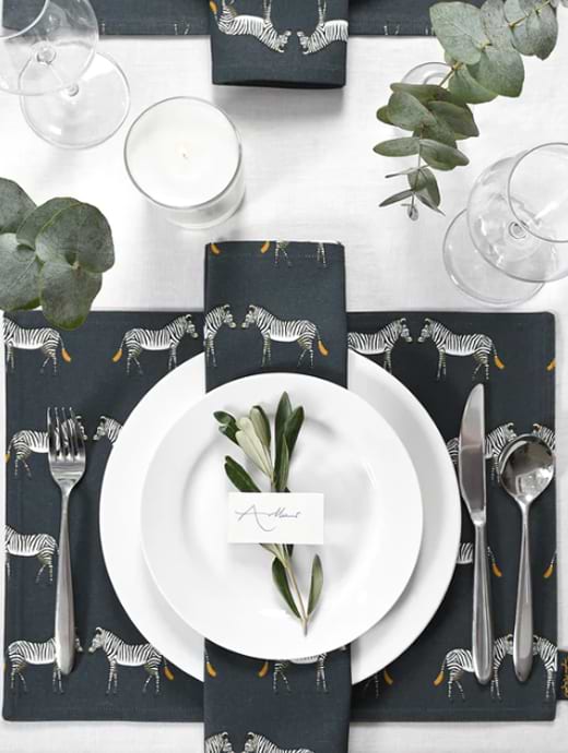 Sophie Allport Zebra Fabric Placement