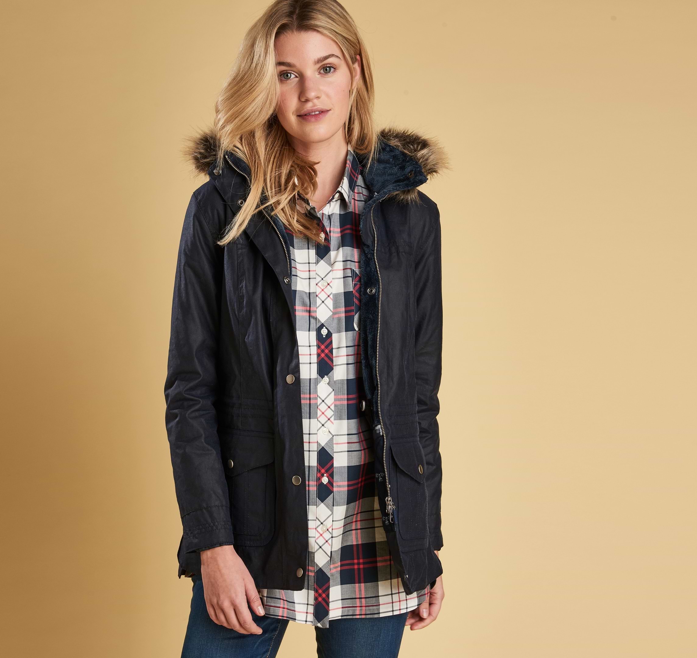 Barbour Southwold Wax Jacket Royal Navy