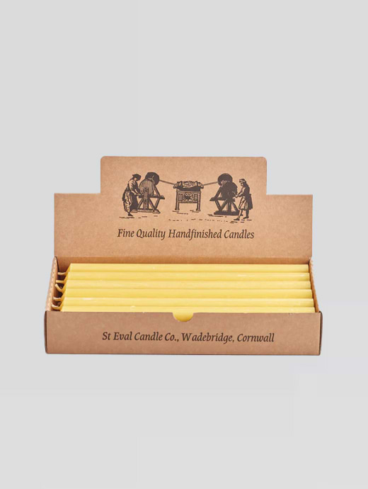 St Eval Dinner Candle 7/8" X 10" Ochre