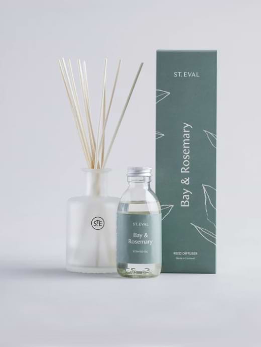 St Eval Lamorna Reed Diffuser Bay and Rosemary